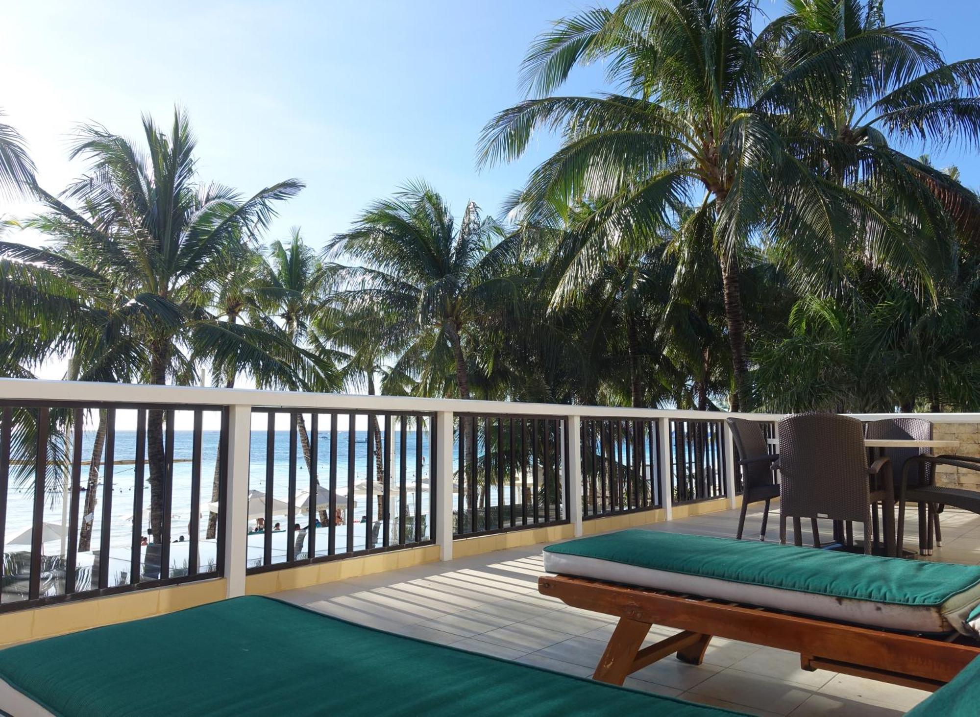 Henann Regency Resort And Spa Balabag  Exterior photo View of the beach from the hotel